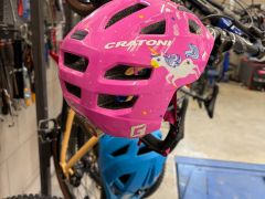 Cratoni Maxster detská prilba, unicorn pink glossy