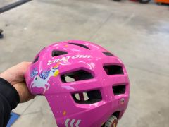Cratoni Maxster detská prilba, unicorn pink glossy