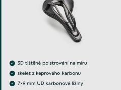 Karbonové sedlo PRO