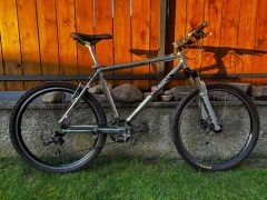 Retro Mtb, chromový rám Superior 17-18, kola 26, Shimano Deore LX, V- brake
