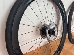 Tyro 2 45mm karbonove kolesa + Continental Gp5000 32mm (sada)