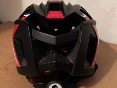 Hqbc Dirtz prilba, sivá/žltá lesklá, čierna/červená matná 52-58 cm