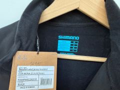 Zatepleny dres Shimano Beaufort wind Jersey insulated, black, velk. M