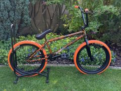 MafiaBike Kush 2+ BMX bike 20  Orange Splatter