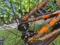 MafiaBike Kush 2+ BMX bike 20  Orange Splatter