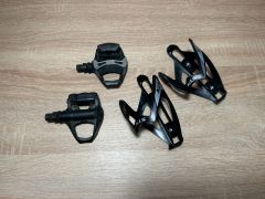 Pedále Shimano Pd-R550 a držiaky na fľašu