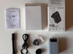 Cyklistická elektrická pumpa Flextail Tiny Bike Pump black