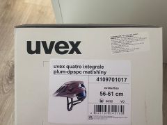 Prilba Uvex Quatro Integrale, plum/deep space mat, 56-61 cm