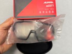 Alpina Rocket V okuliare, all black matt/fotochromatické