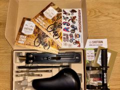 Shotgun detská sedačka a  riadidlá