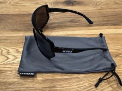 Uvex Sportstyle 235 okuliare, black/mirror silver