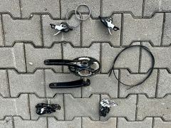 Shimano XT kliky, převodníky, přesmyk prehazka