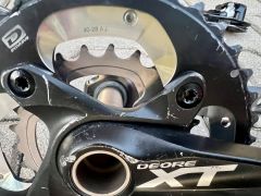 Shimano XT kliky, převodníky, přesmyk prehazka