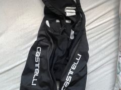 Castelli JR Competizione detské kraťasy s trakmi, čierna/biela, 10 rokov