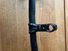 Alu riadidla Microtech + predstavec Bontrager