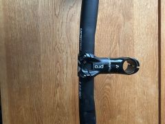 Alu riadidla Microtech + predstavec Bontrager