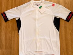 Castelli Entrata VI,  pansky dres, velkost XL, biela farba