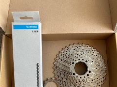 Nová Shimano kazeta a reťaz