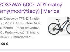Merida Crossway 28 S/M - ako nový