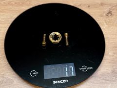 Zlatá matica do ľavej kľuky Shimano