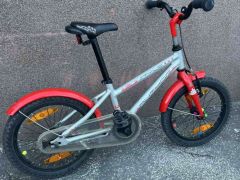 Author Stylo 16 Silver/Red Detsky bicykel 16&quot;