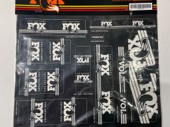 Nálepky Fox na vidlicu a tlmič