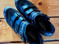 Shimano cyklistické MTB tretry Spd, čierna farba, veľkosť 47 EU