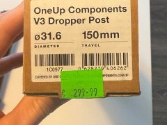 Predam novu sedlovku One Up V3 31.6 / 150mm