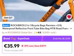 Nové cyklistické tašky na bikepacking RockBros