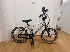 Bicykel S'cool limitovaná edícia 16'', sivá - len 5,77kg