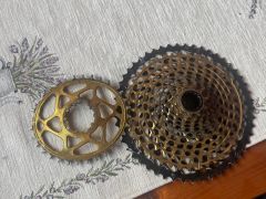 Sram XX1 Gold + Absolutblack Oval