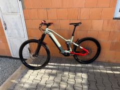 Haibike AllMtn 4 29/27.5 elektrobicykel, kaki/červená, L