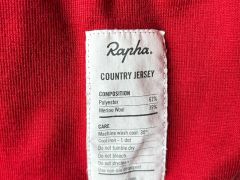 Rapha Country Jersey - červený cyklistický dres Xxl, krátky rukáv
