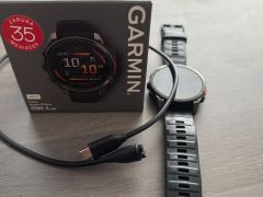 Garmin Fenix 8 47 mm Amoled Slate Gray Steel/Black Band