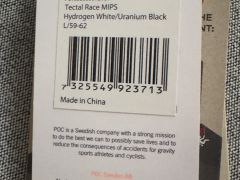 POC Tectal Race Mips prilba, Hydrogen White/Uranium Black