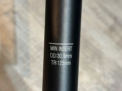 Teleskopická sedlovka 30.9 mm, 125 mm zdvih