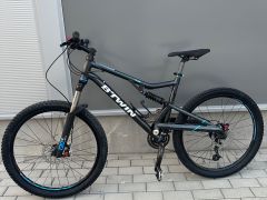 Predám celoodpružený horský bicykel Btwin