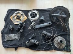 Shimano Ultegra R8000 2x11 kotúčová sada (R8020/R8070), kľuky 172,5 mm, kazeta 11-32