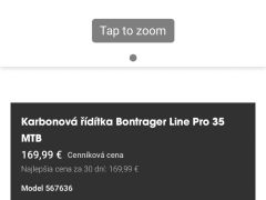 Leskle carbon bontrager line PRO 35mm 780mm