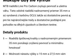 Leskle carbon bontrager line PRO 35mm 780mm