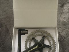 Campagnolo Record carbon 10x2 speed crankset 180mm 53/39