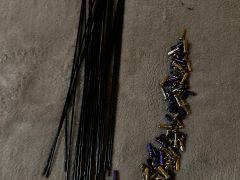 Špice 255mm čierne+niple