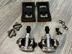 Shimano Pd-M540 nášľapné pedále + zar. Sm-Sh51 + adapter Pd22