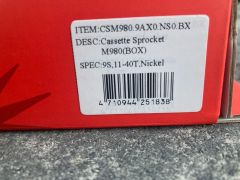 Nová SunRace Cs-M980 kazeta, 9 rýchostná, 11-40 zubov