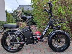 Štýlový výkonný ebike Burchda U8 s obrovskou 31.5Ah 1512Wh,20x4.0,1000W,45km/h,200km,40kg