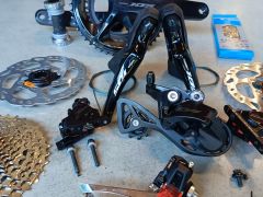 Shimano 105 2x12 mechanika hydraulika 2x12