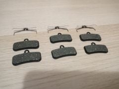 3x brzdové destičky Galfer Nové