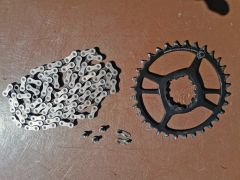 Převodník Sram XC Sync 2 s + řetěz