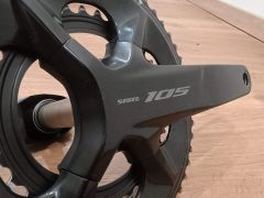 Shimano 105 Fc-R7100 2x12sp. cestné kľuky 50x34 zubov čierna