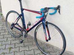 Predám aerokarbonový cestný bicykel Merida Reacto s meračom výkonu Srm, TOP Stav.
